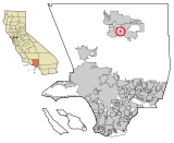 LA County Incorporated Areas Desert View Highlands highlighted.svg