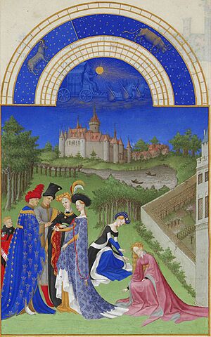 Archivo:Les Très Riches Heures du duc de Berry avril