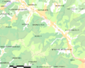 Map commune FR insee code 68217