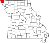 Map of Missouri highlighting Atchison County.svg