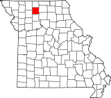 Map of Missouri highlighting Grundy County.svg