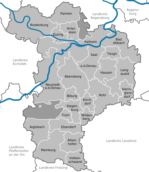 Municipalities in KEH