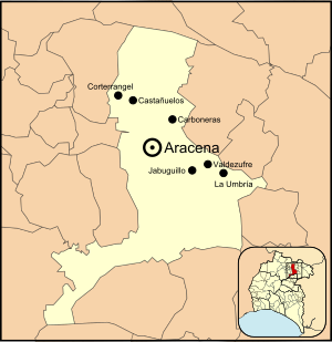 Archivo:Núcleos de población de Aracena