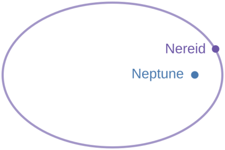 Nereid's orbit around Neptune