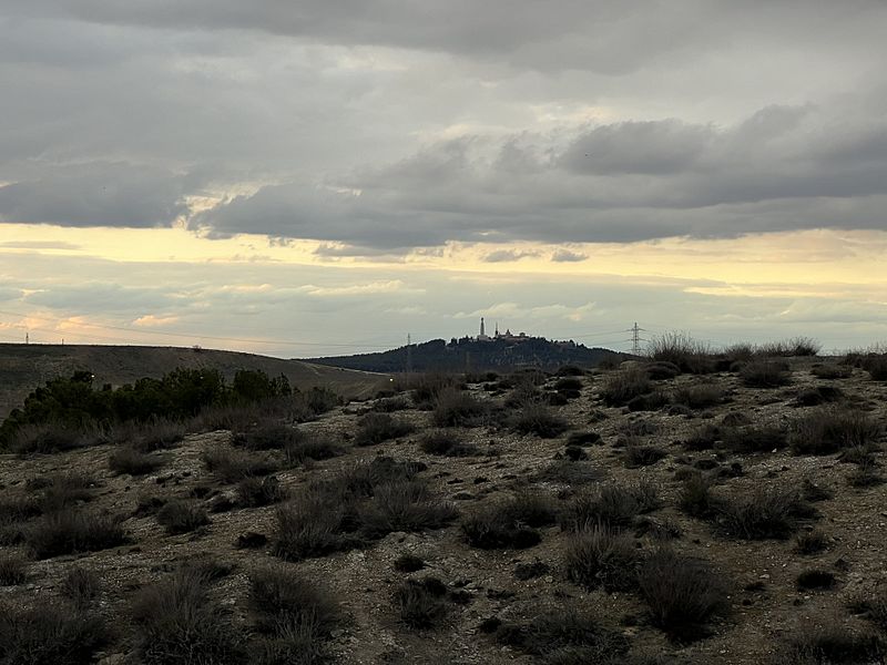 Paisaje observable desde la fortificación de Los Yesares
