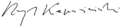 Ryszard Kapuściński signature