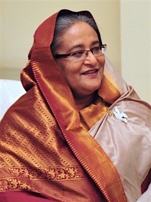 Archivo:Sheikh Hasina in London cropped