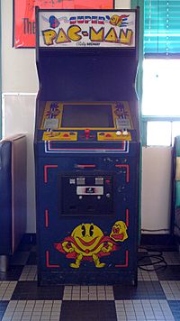 Archivo:Super Pac-Man - Bally Midway Namco arcade cabinet