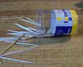 Toothpick spill