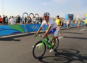 Archivo:2016 Summer Olympics Men's individual road race First Day 05