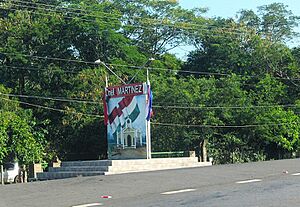 Archivo:Acceso a Coronel Martínez desde la ruta Villarrica-Paraguarí
