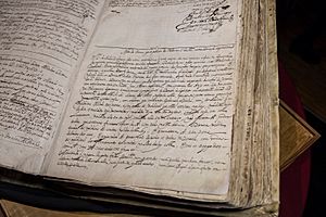 Archivo:Ban of Baruch Spinoza, Amsterdam, 27 July 1656, 6 Av 5416