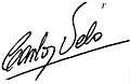 Carlos Velo firma