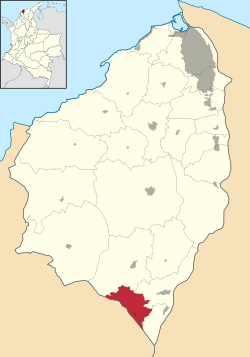 Santa Lucía ubicada en Atlántico (Colombia)