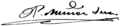 Firma de Pedro Muñoz Seca