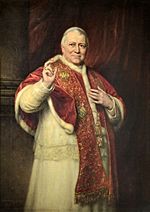 Archivo:G.P.A.Healy, Portrait of Pope Pius IX (1871)