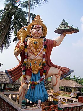 Hanuman Statue In Haladiagada Kendrapada