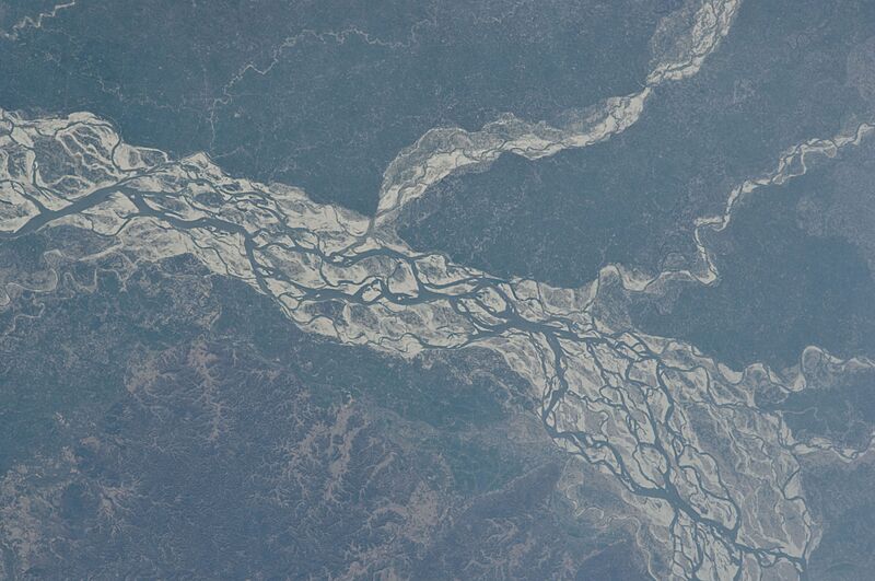 ISS022-E-89326 - View of Bangladesh