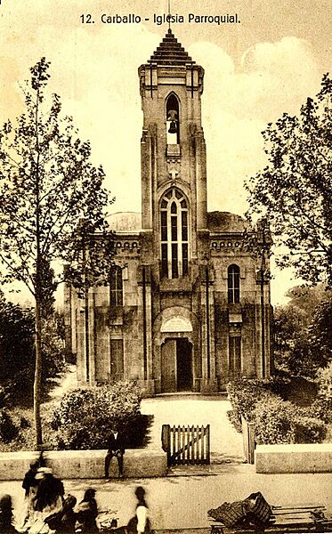 Iglesia de Carballo 1910-1920