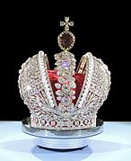 Imperial Crown of Russia (copy by Smolensk Diamonds company, 2012) - photo by Shakko 01