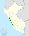 Incaspiza pulchra map