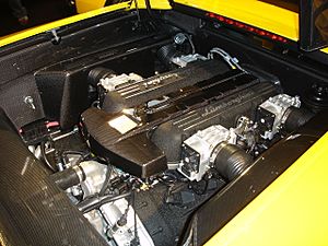 Archivo:Lamborghini Murciélago LP640 Motor
