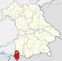 Locator map OA in Bavaria.svg
