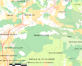 Map commune FR insee code 13107
