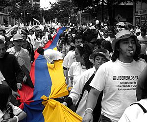 Marchando por la libertad en Colombia.jpg