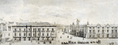Archivo:Palacio del Virrey circa 1800, Barcelona