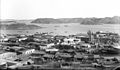 Panorama of the city of Guaymas, Mexico, showing a bay in the background, ca.1905 (CHS-1515)