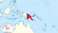 Papua New Guinea in its region