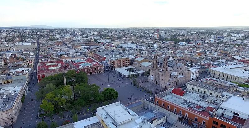 Plaza de la Patria Aguascalientes aéreo 2