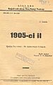 Program of In 1905