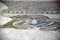 Quintanilla de la Cueza Villa romana Tejada Habitación 24 Mosaico de Leda 003