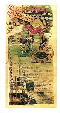 Reproducción cartel 1896, 17 x 32 cm