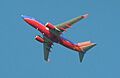 SWA Boeing 737 departing SFO 3-23-09