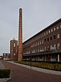 Schoorsteen van de voormalige Lederfabriek Noord-Brabant
