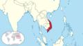 South Vietnam in its region