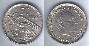 Archivo:Spagna 50 pesetas Franco