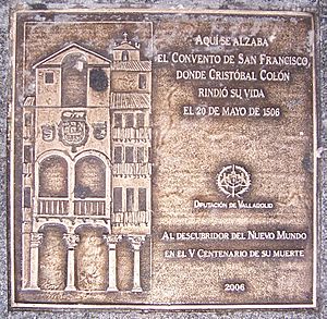 Archivo:Valladolid placaColon lou-2