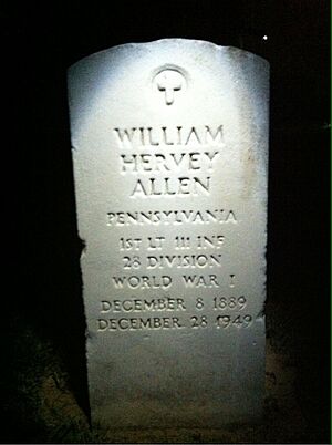 Archivo:William Hervey Allen Jr. Arlington National Cemetery