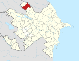 Zaqatala District in Azerbaijan 2021.svg