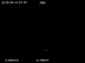 Animation of International Space Station trajectory