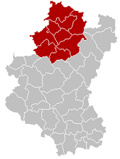 Arrondissement Marche-en-Famenne Belgium Map.png