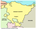Basque country map