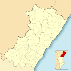 Benicasim ubicada en Provincia de Castellón