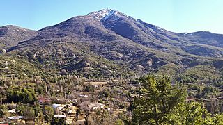 Cerro El Roble y sector La Capilla de Caleu