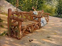 Chase William Merritt Park Bench 1890
