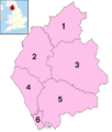 Cumbria numbered districts (1974-2023)